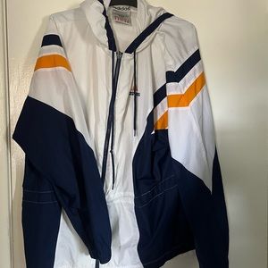 Vintage mens L Adidas mail windbreaker